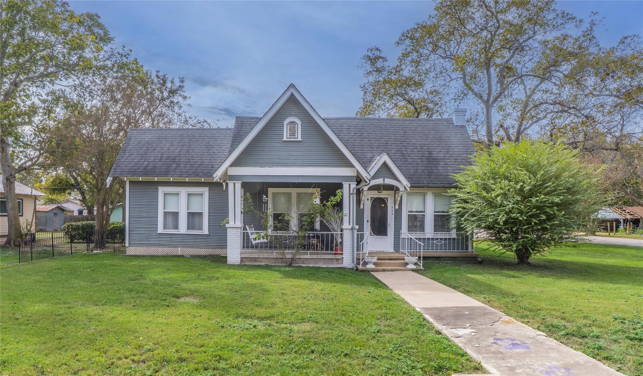 Charming gabled architecture and a welcoming fron