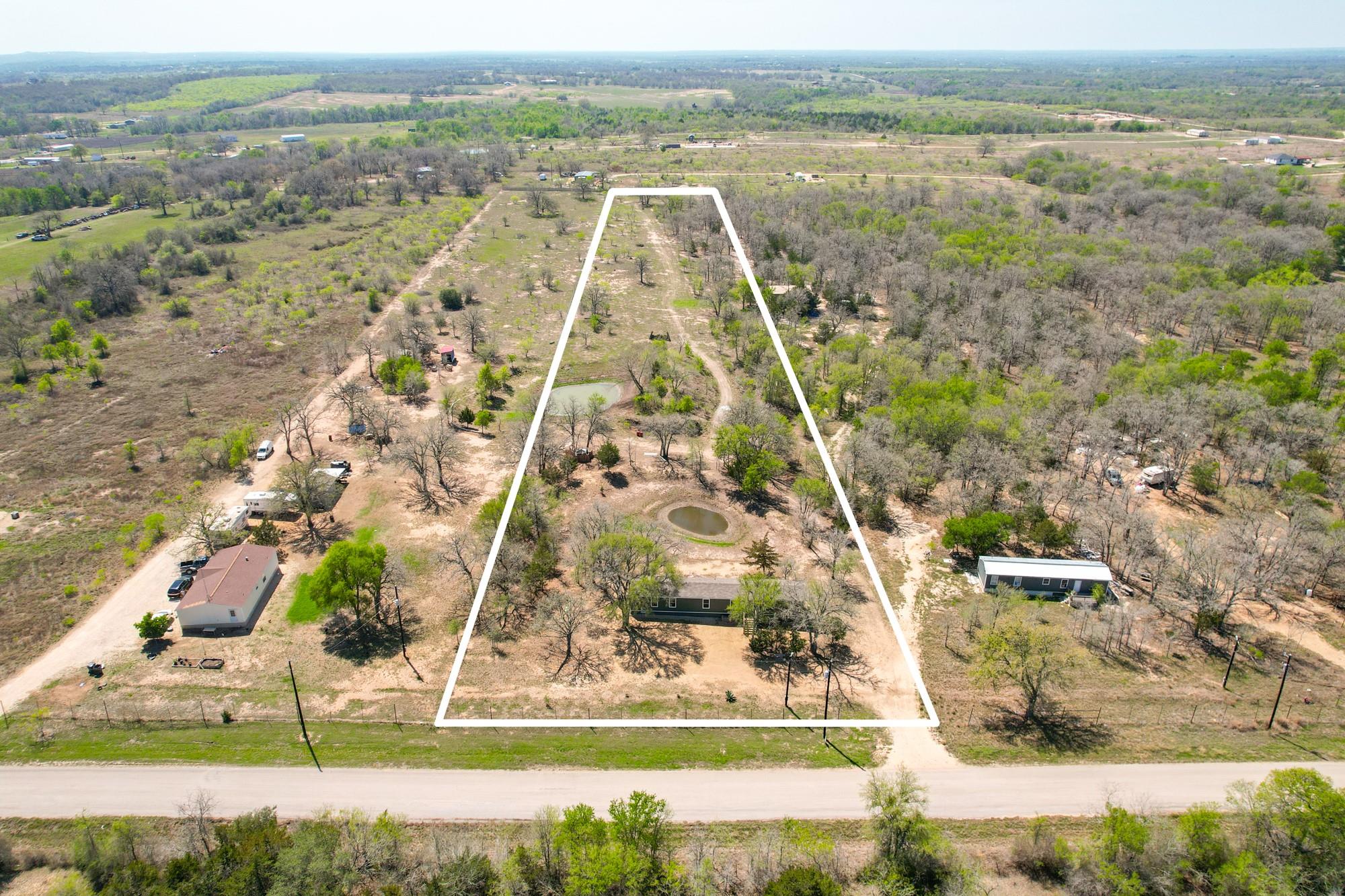 An aerial perspective showcases a sprawling count