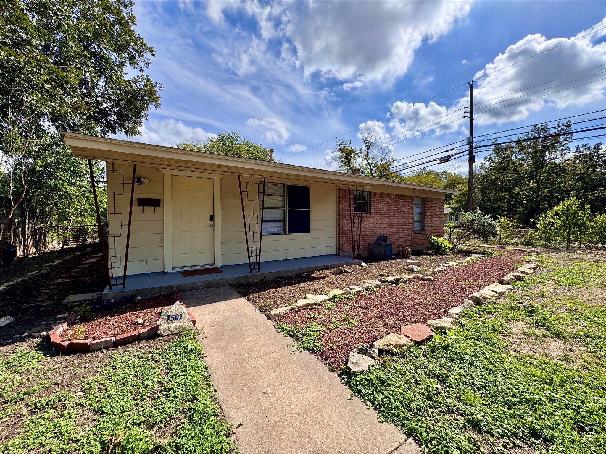 Mid-century architectural lines define this singl