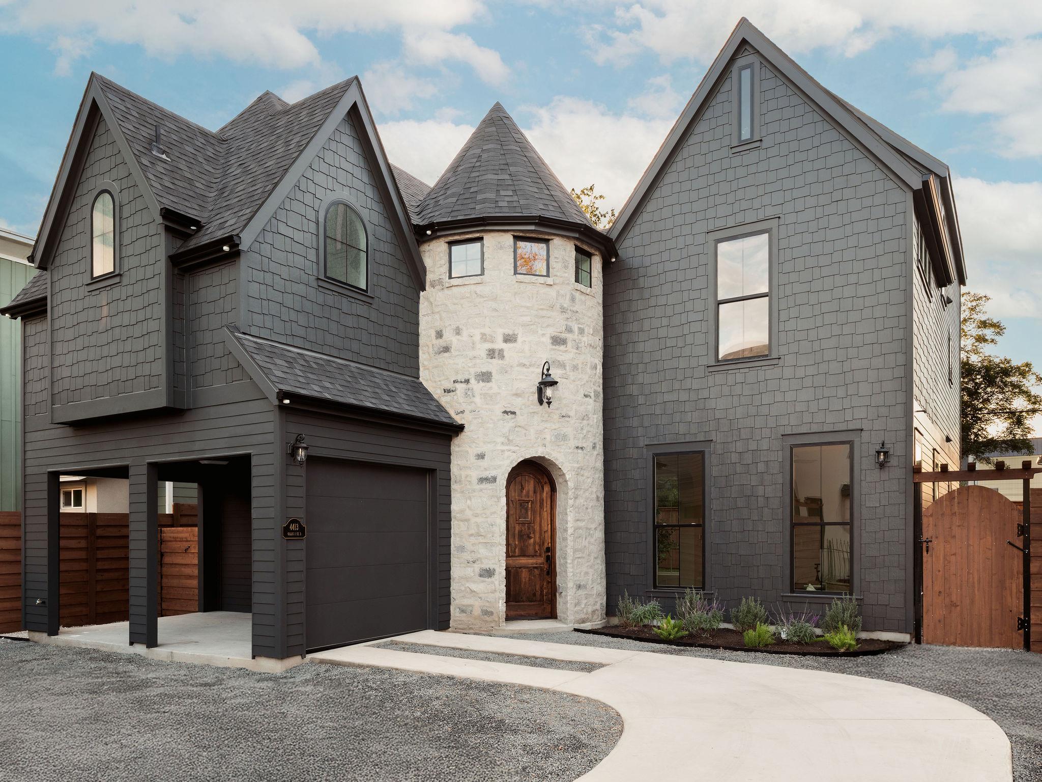 Striking architectural design defines this contem